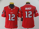 Youth Nike Patriots 12 Tom Brady Red Inverted Legend Limited Jersey,baseball caps,new era cap wholesale,wholesale hats